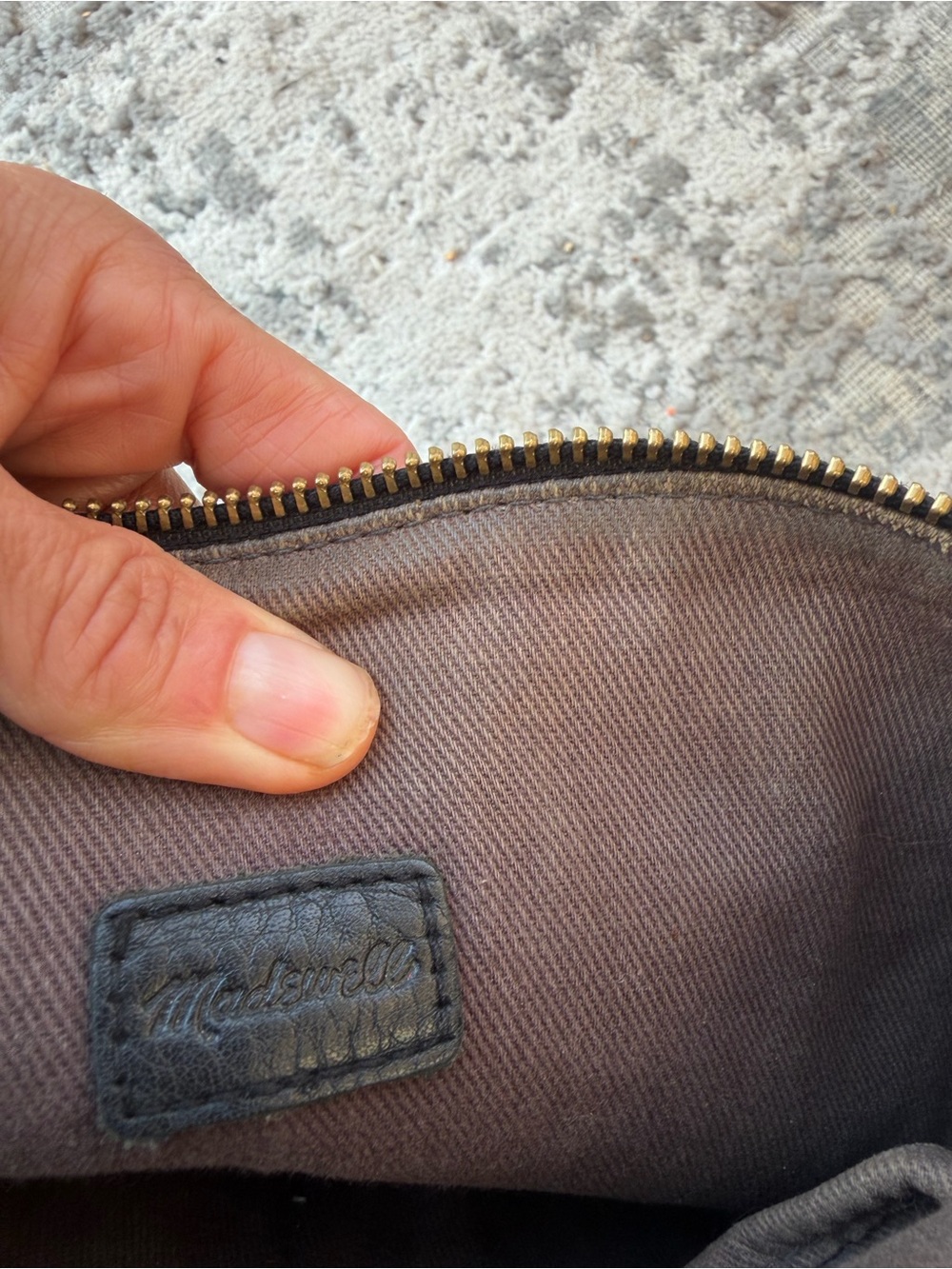 Madewell mini transport Black Leather Crossbody Tote - Picture 3 of 4